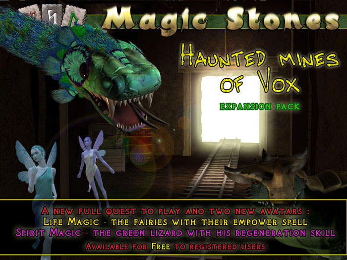 Haunted Mines of Vox magic stones expansion